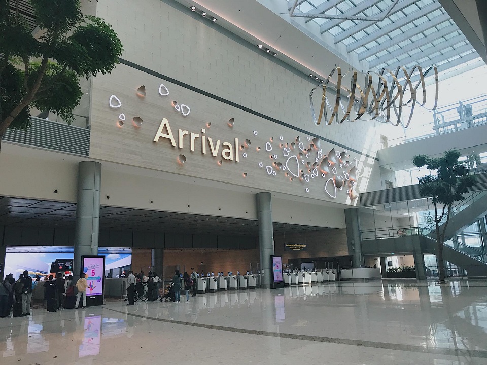 Ga đến của Sân bay Changi Singapore