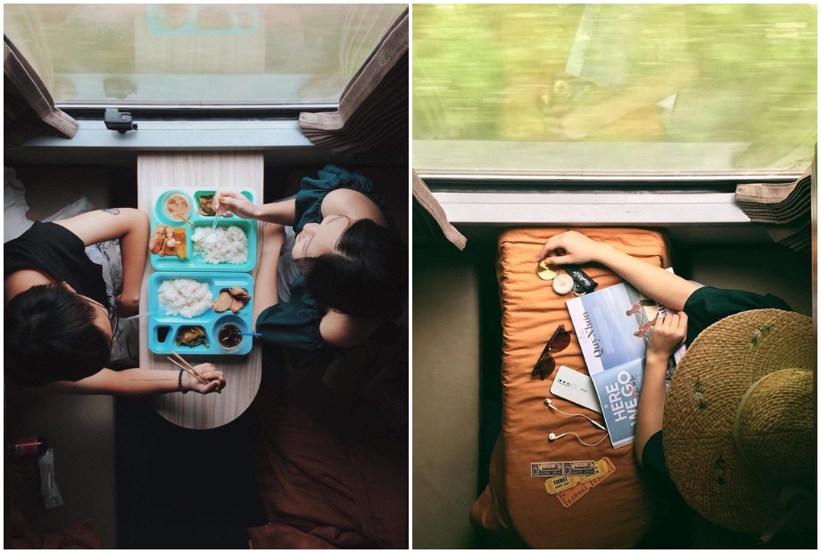 Cách chụp ảnh trên tàu hỏa